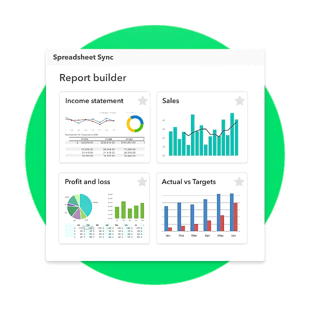 QuickBooks Advanced business analytics dashboard