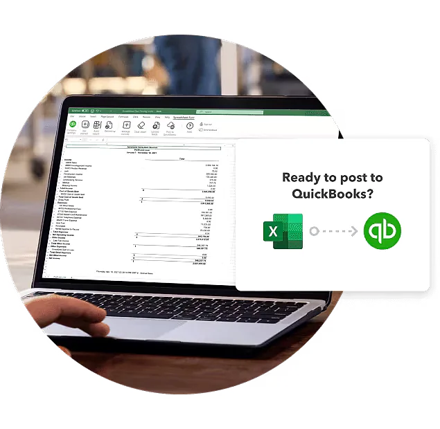 QuickBooks Advanced synced with Excel dashboard