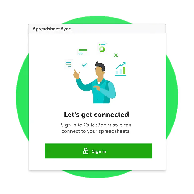 QuickBooks Advanced Excel integration workspace