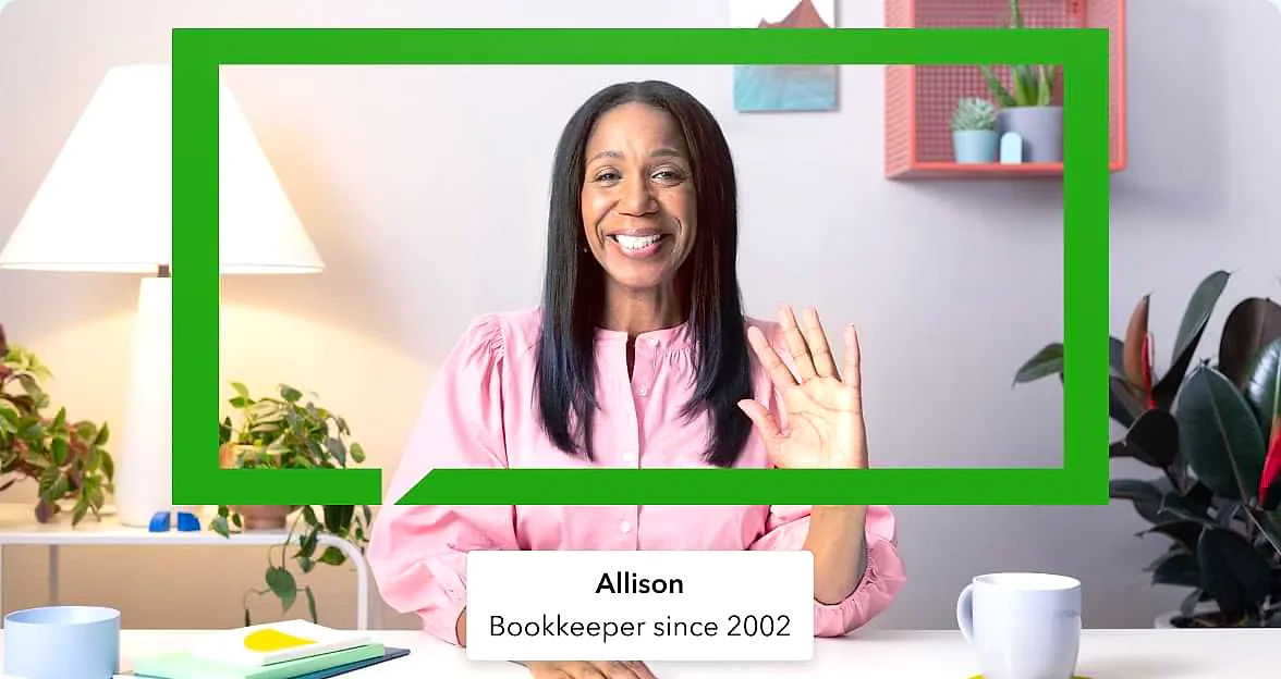 Business owner reviewing live bookkeeping report with QuickBooks expert