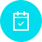 Tax preparation and filing support icon