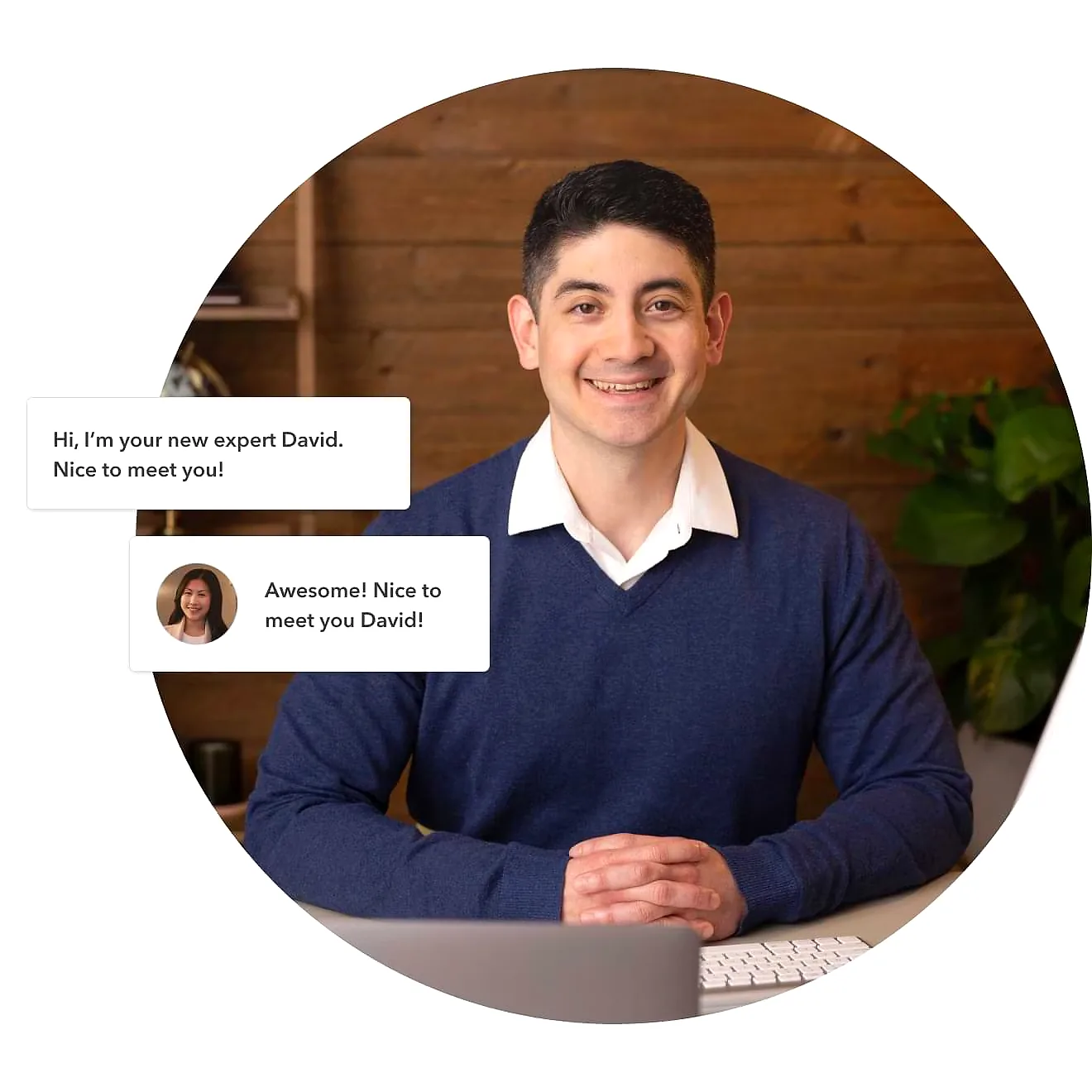 QuickBooks-certified bookkeeper coaching a business owner online