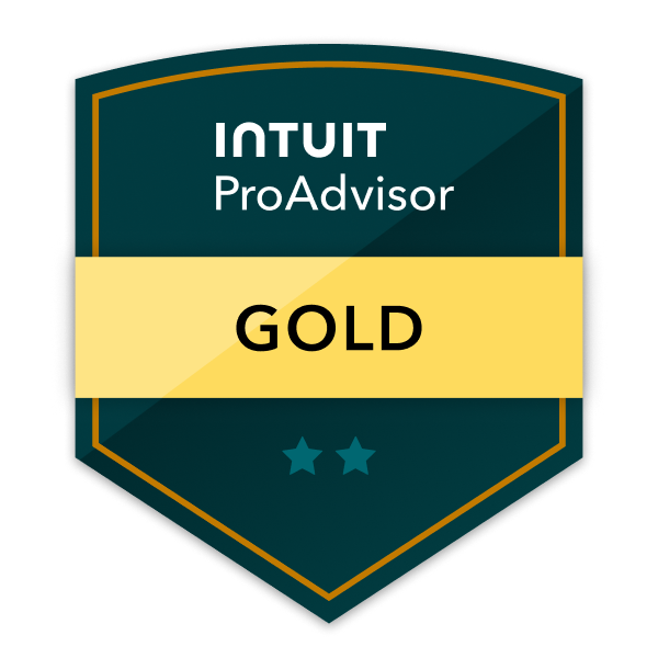 Intuit Certified ProAdvisor Gold Tier Badge