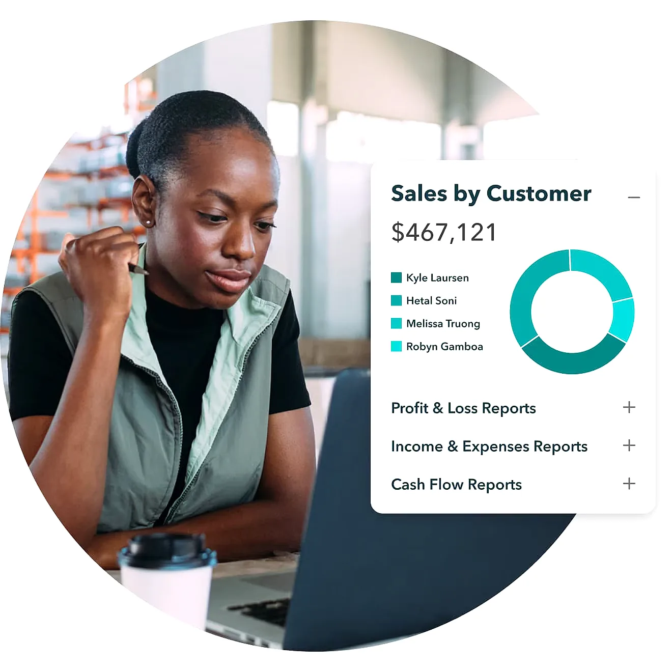 Inventory management system with barcode scanner